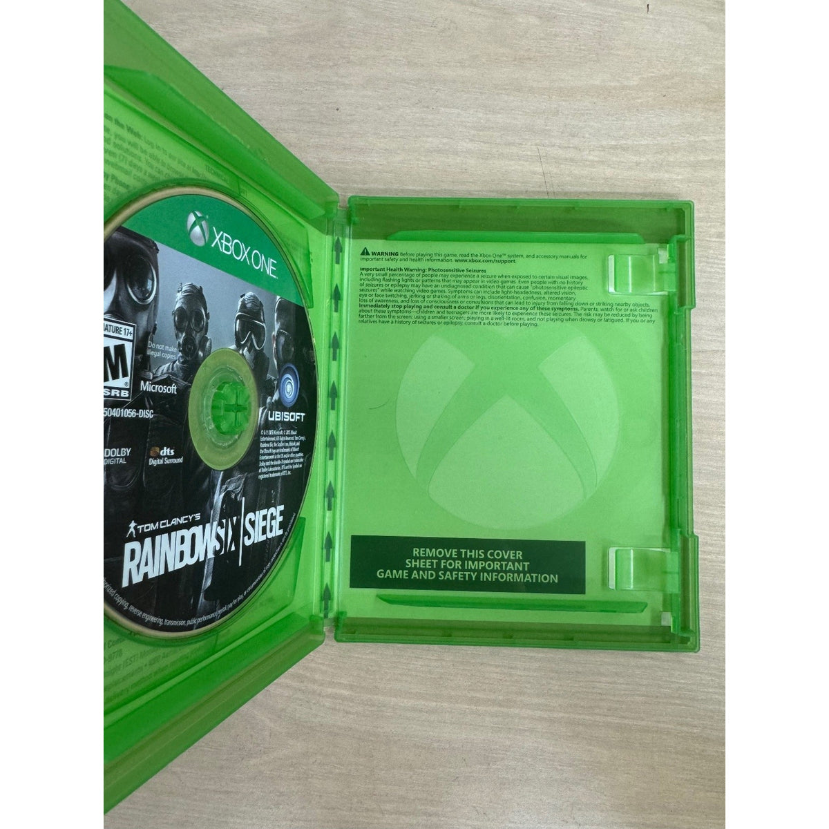 Rainbow Six Siege Xbox One Video Game Tactical Shooter Multiplayer