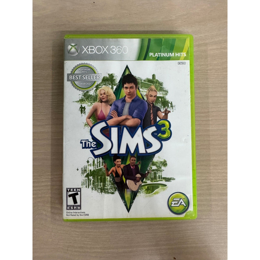 The Sims 3 Platinum Hits Xbox 360 Video Game Life Sim Best Seller NTSC