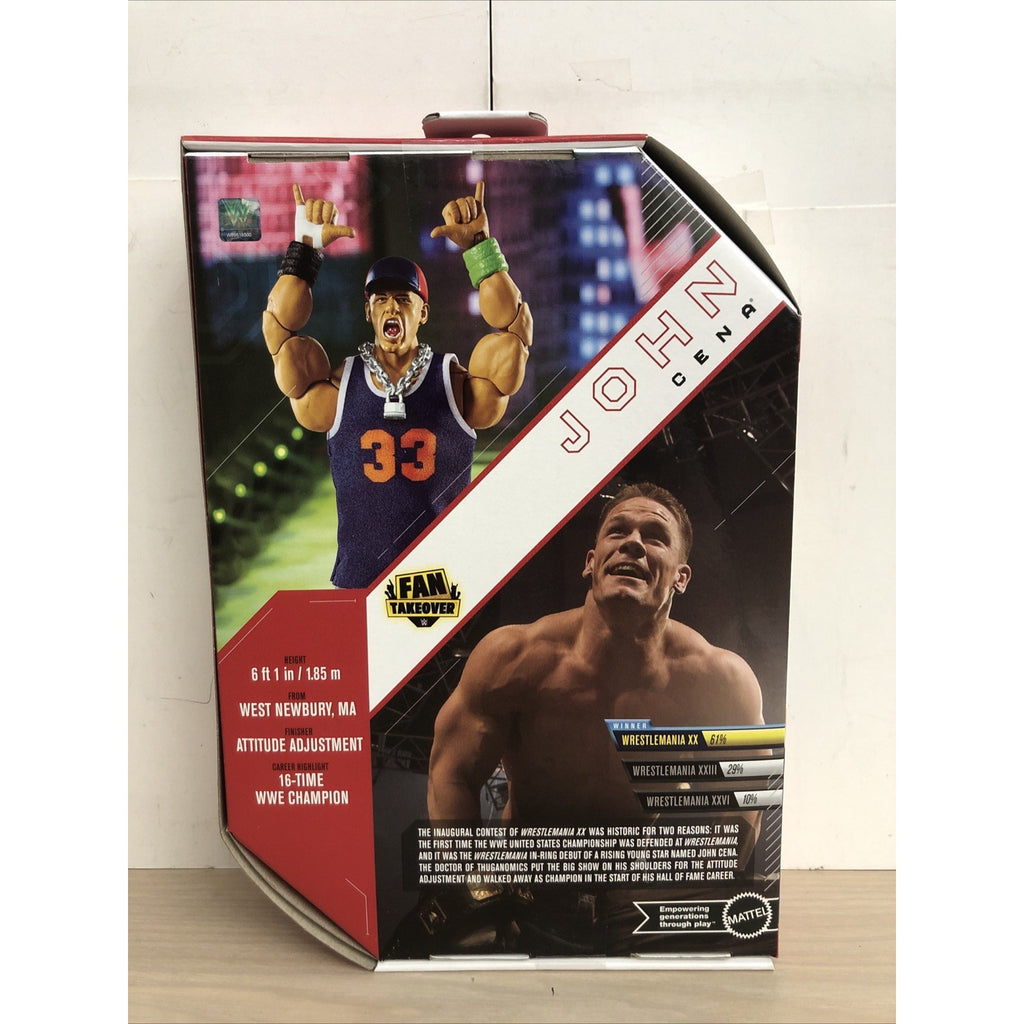 Mattel WWE Ultimate Edition Fan Takeover John Cena Action Figure