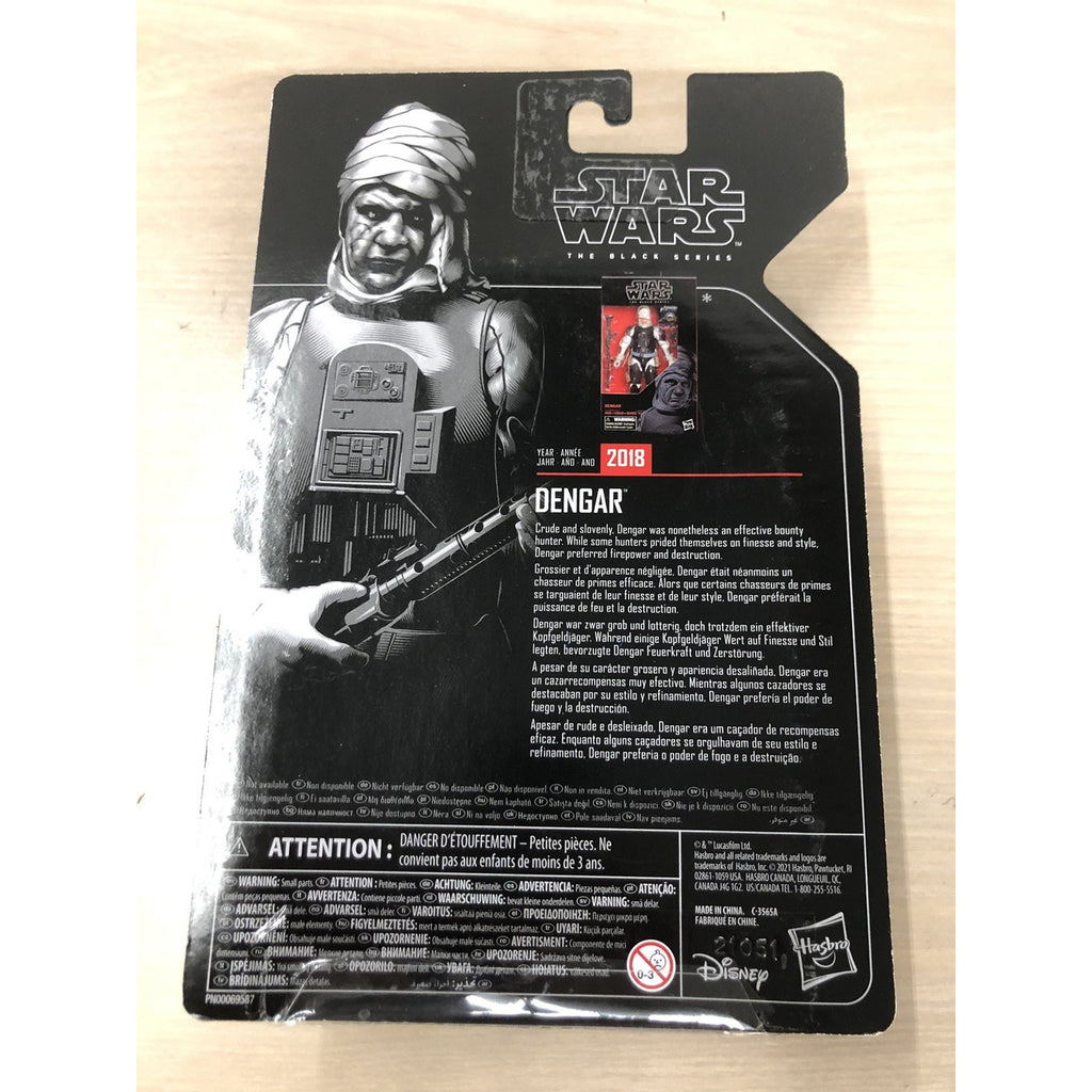 James Patrick Stuart Signed Star Wars Dengar Black Series Archive VO Actor PSA