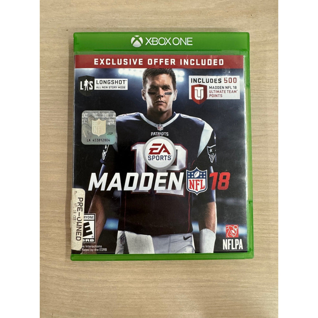 Madden NFL 18 Standard Edition Xbox One Video Game Football Sports