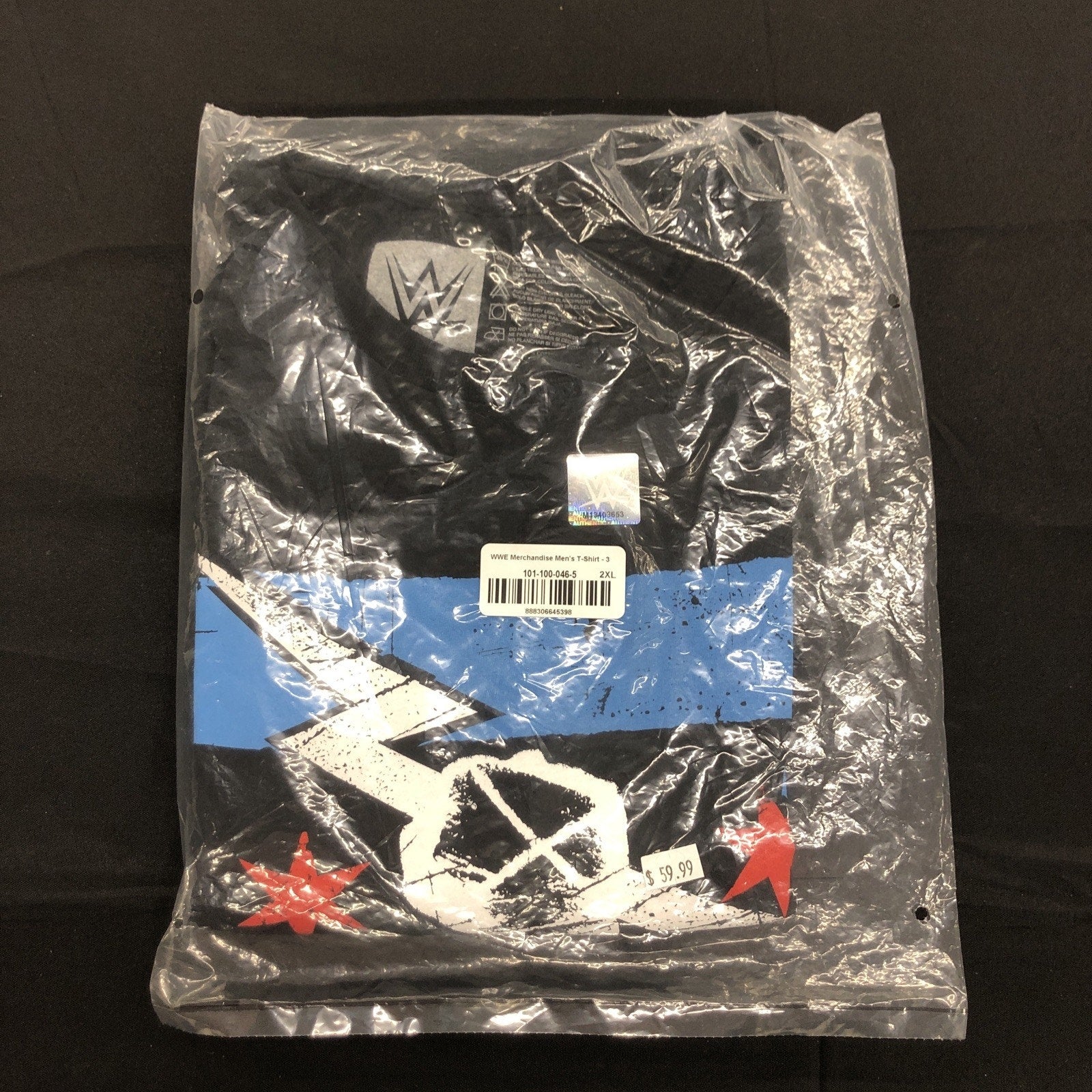 WWE CM Punk Returns Flag Men’s T-Shirt 2XL