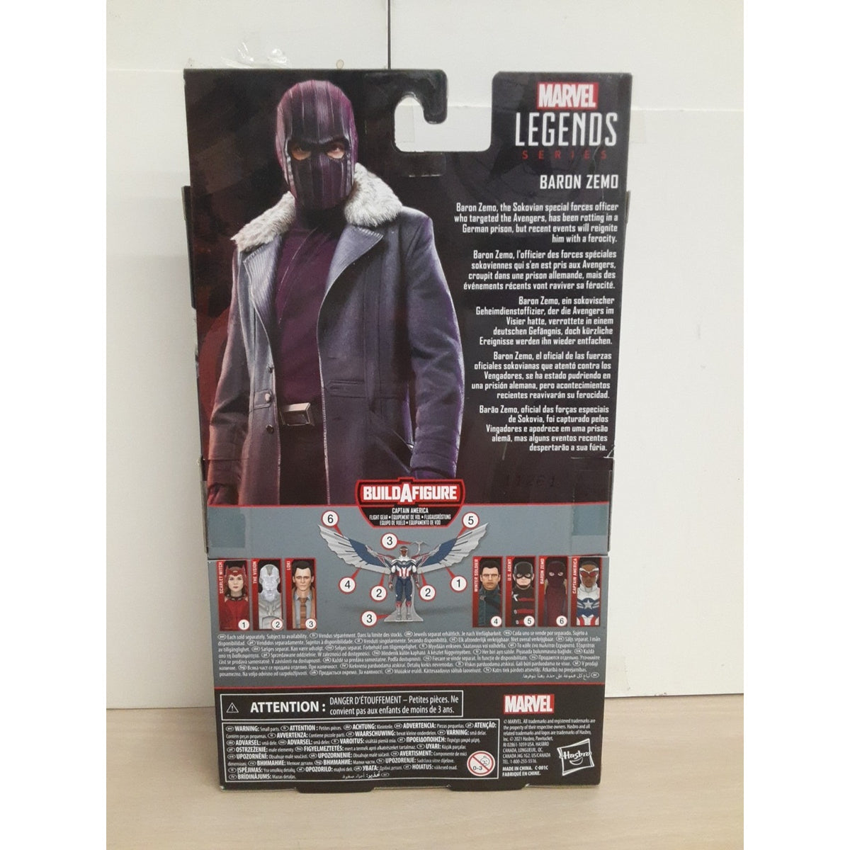 Marvel Legends The Falcon Winter Soldier Baron Zemo Captain America BAF