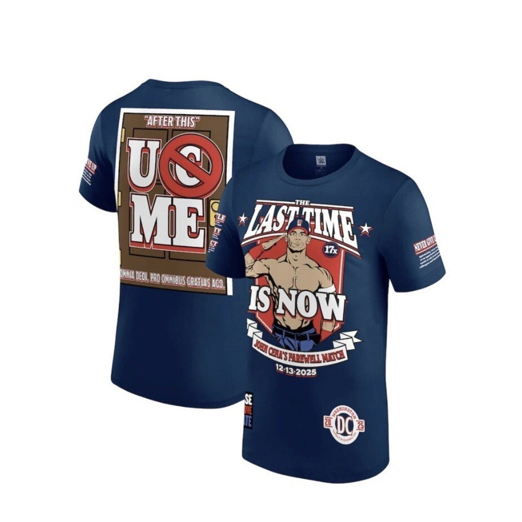 WWE John Cena Farewell Tour 2025 Washington, DC T-Shirt 2XL