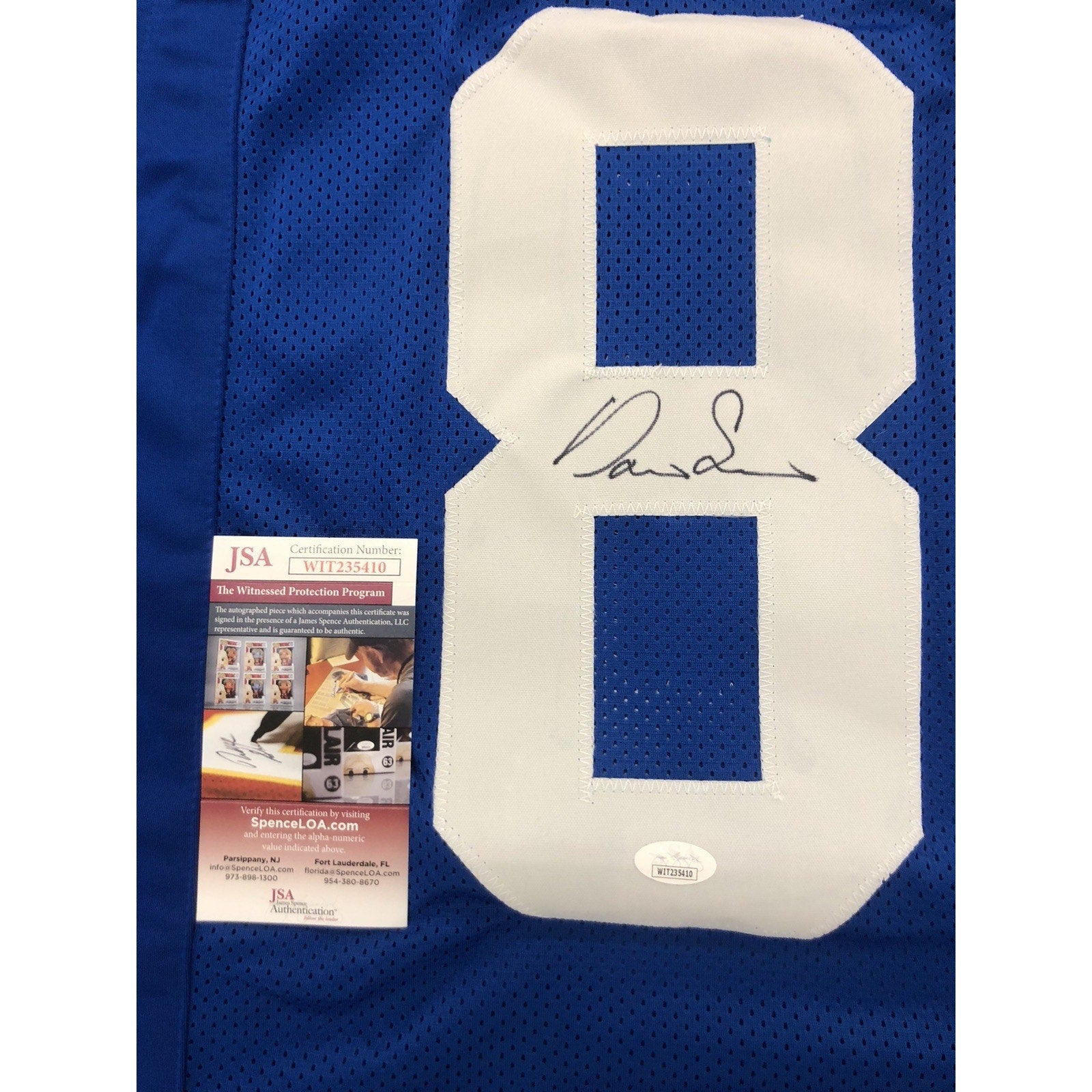 Darius Slayton Signed Jersey Autograph JSA COA Giants