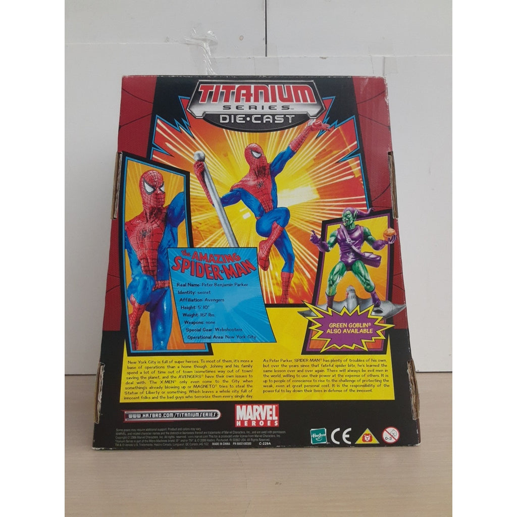 Marvel Titanium Series Die-Cast Spider-Man Action Figure Hasbro