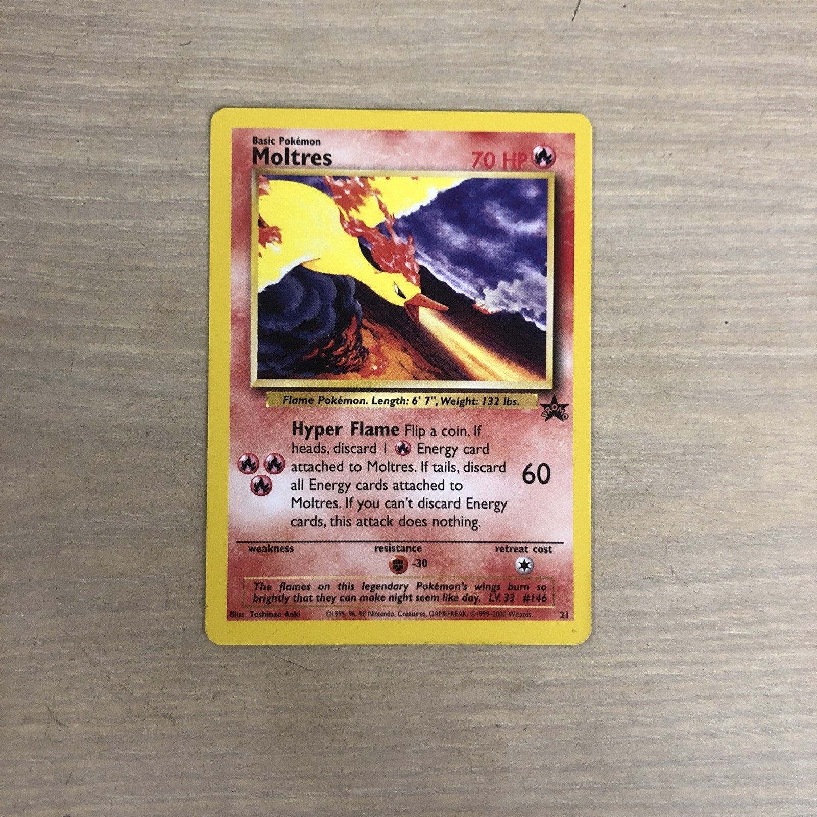 Moltres 21/53 Wotc Promo Regular