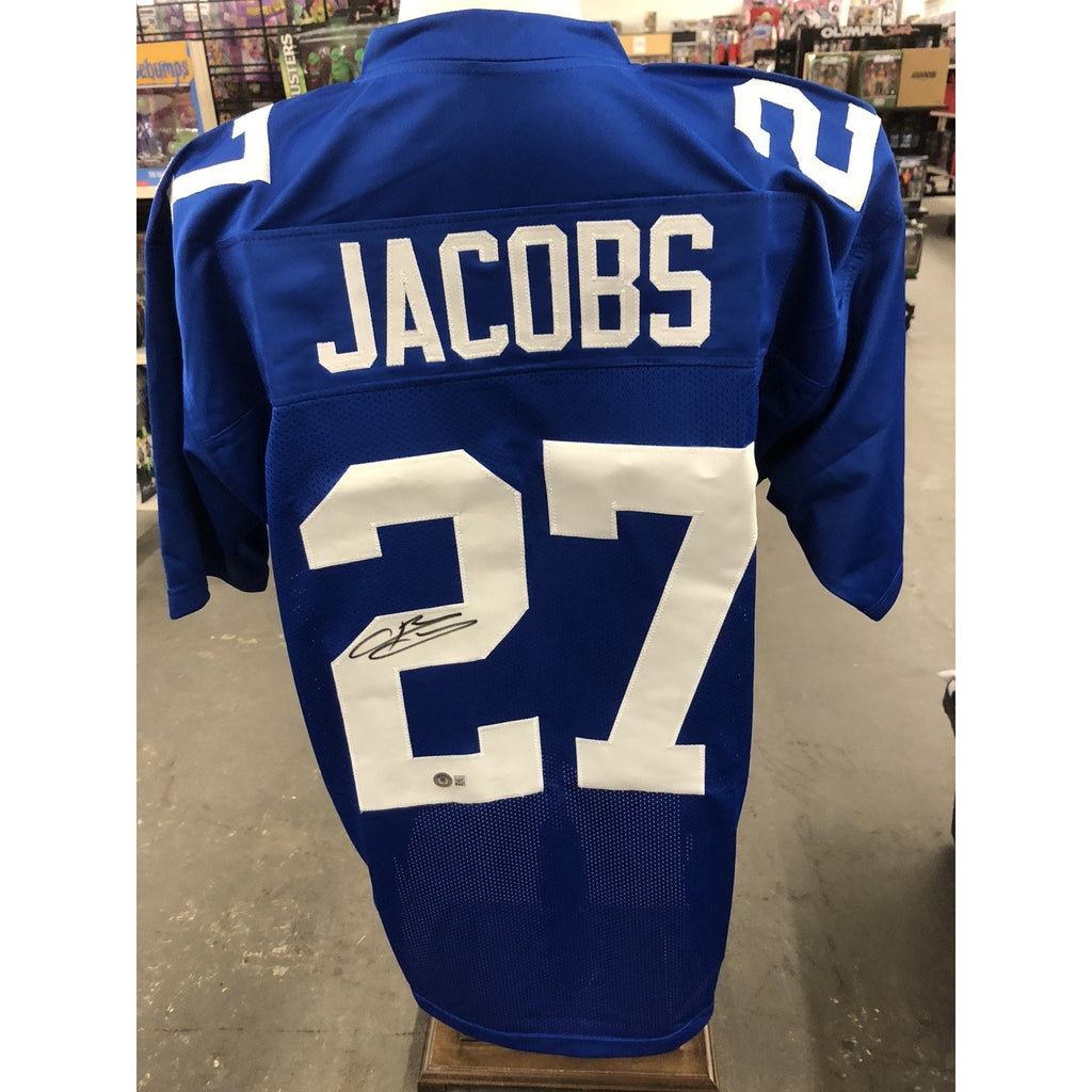 Brandon Jacobs Signed Jersey Autograph Beckett COA Giants