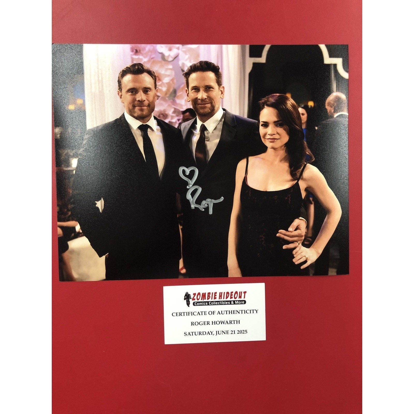 ROGER HOWARTH GENERAL HOSPITAL ATWT OLTL Signed Autograph 8x10 w/ Store CoA