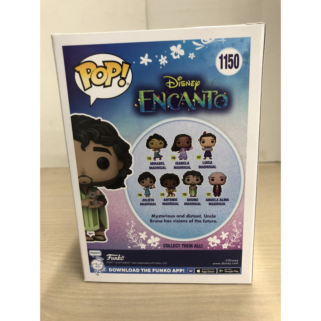 John Leguizamo Signed Funko POP 1150 Bruno Madrigal Disney Encanto NO COA Auto