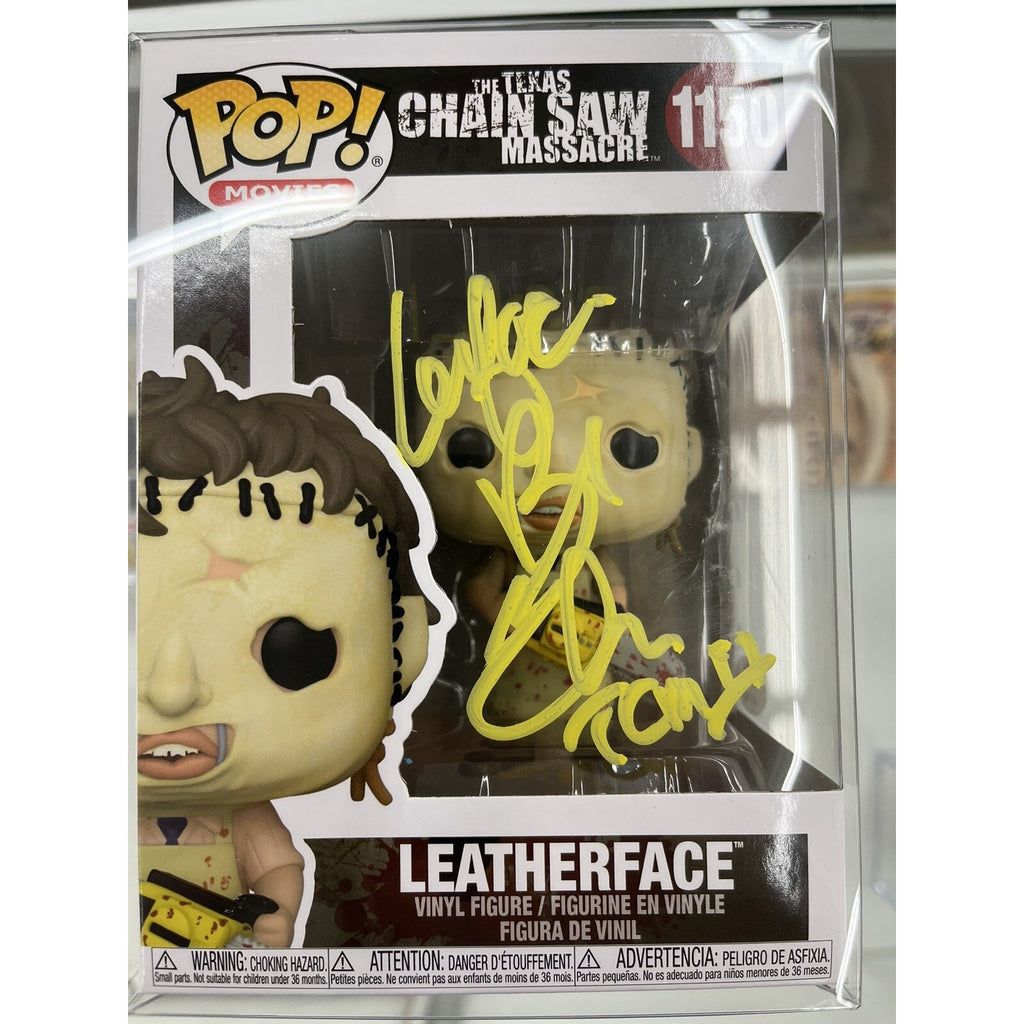 Bob Elmore signed Leatherface Texas Chainsaw Massacre Funko PSA Cert Read Desc