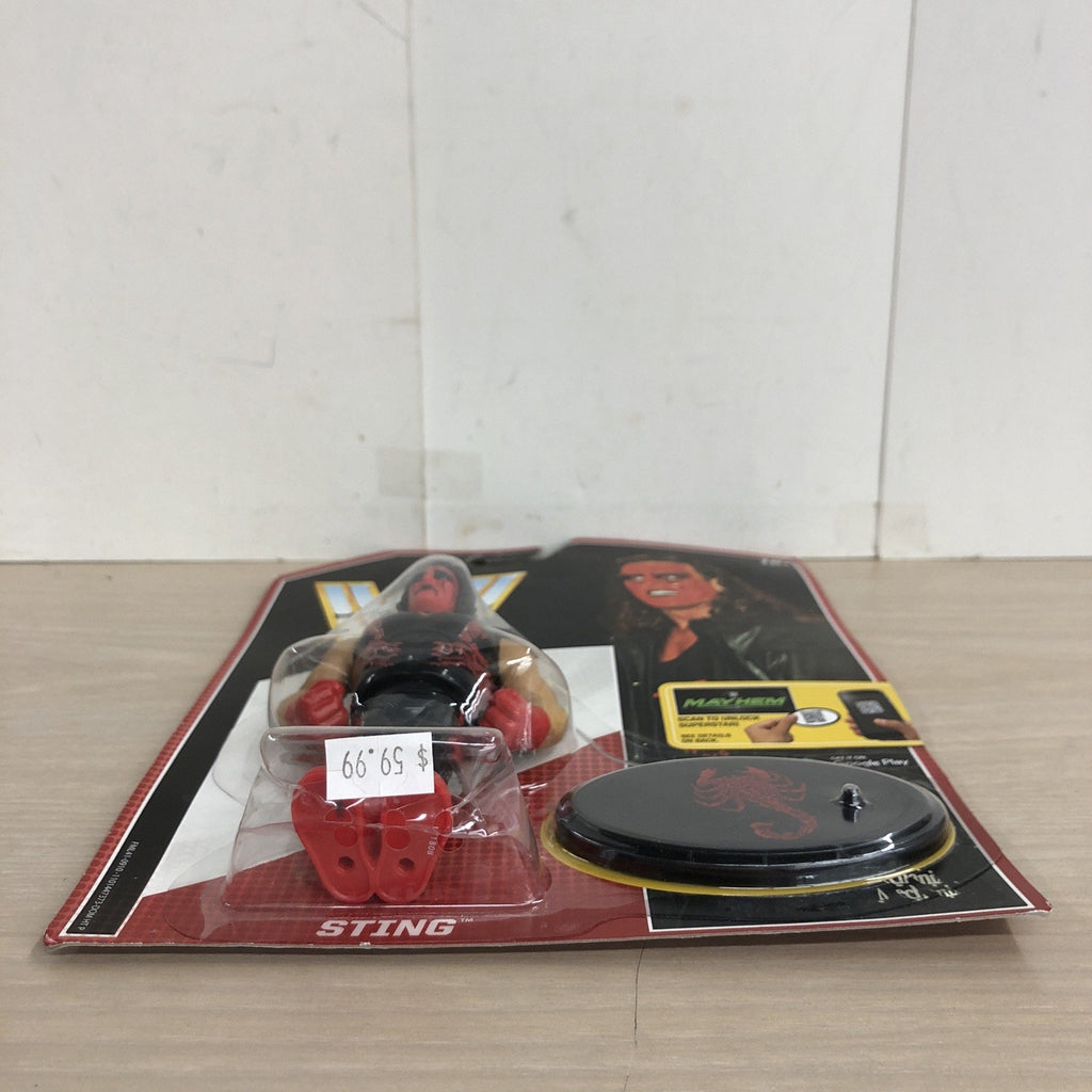 WWE Retro Sting Wolfpac NWO Action Figure Red Black Mattel