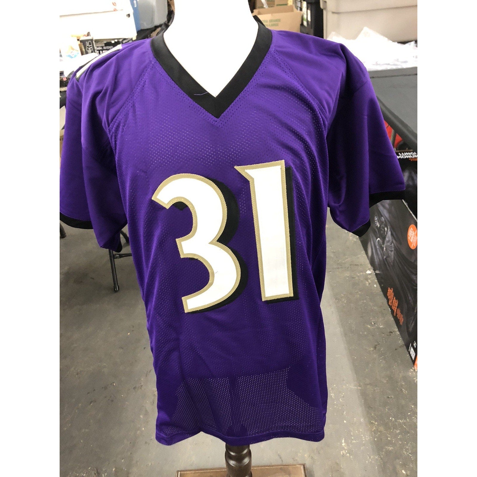 Jamal Lewis Signed Jersey Autograph Schwartz Sports COA Vikings