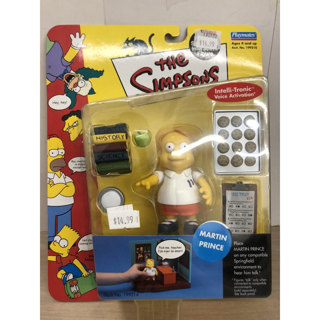 The Simpsons World Of Springfield Martin Prince Action Figure Playmates
