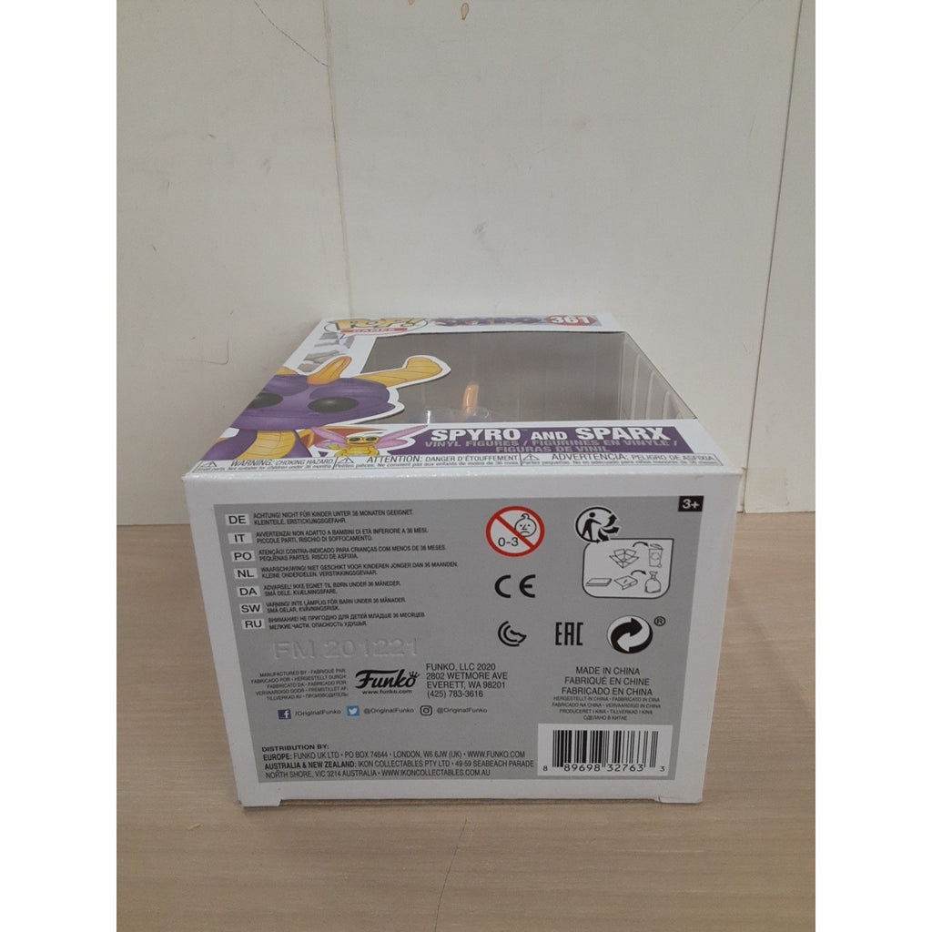 Funko Pop! Vinyl: Spyro - Spyro the Dragon (w/ Sparx) #361