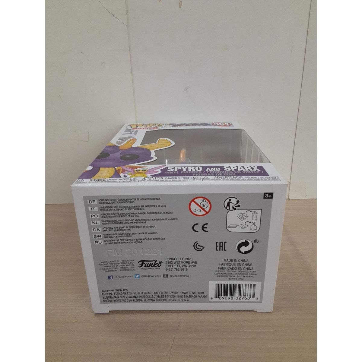 Funko Pop! Vinyl: Spyro - Spyro the Dragon (w/ Sparx) #361