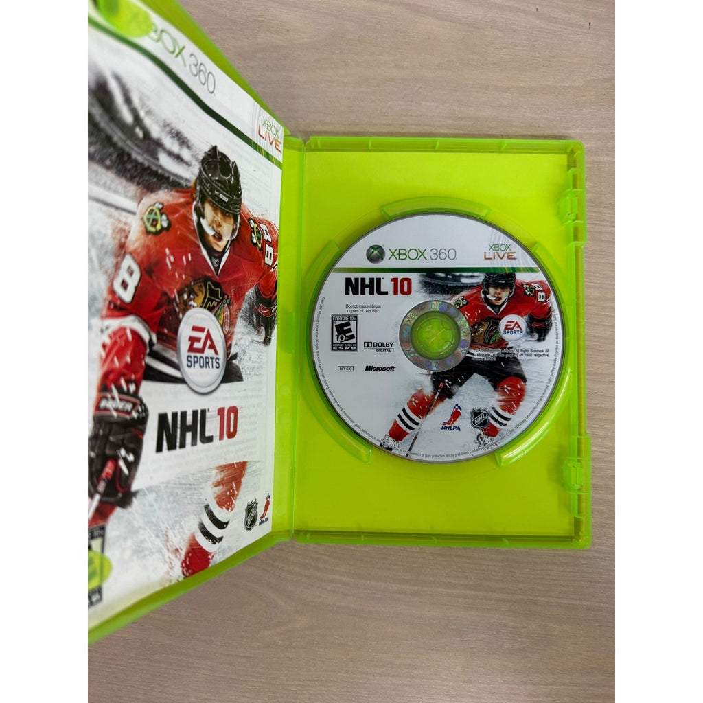 NHL 10 Xbox 360 Video Game Hockey EA Sports NTSC Multiplayer