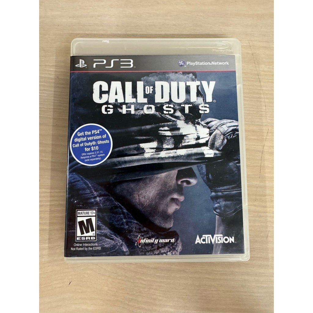Call of Duty: Ghosts PS3 PlayStation 3 Video Game Multiplayer FPS