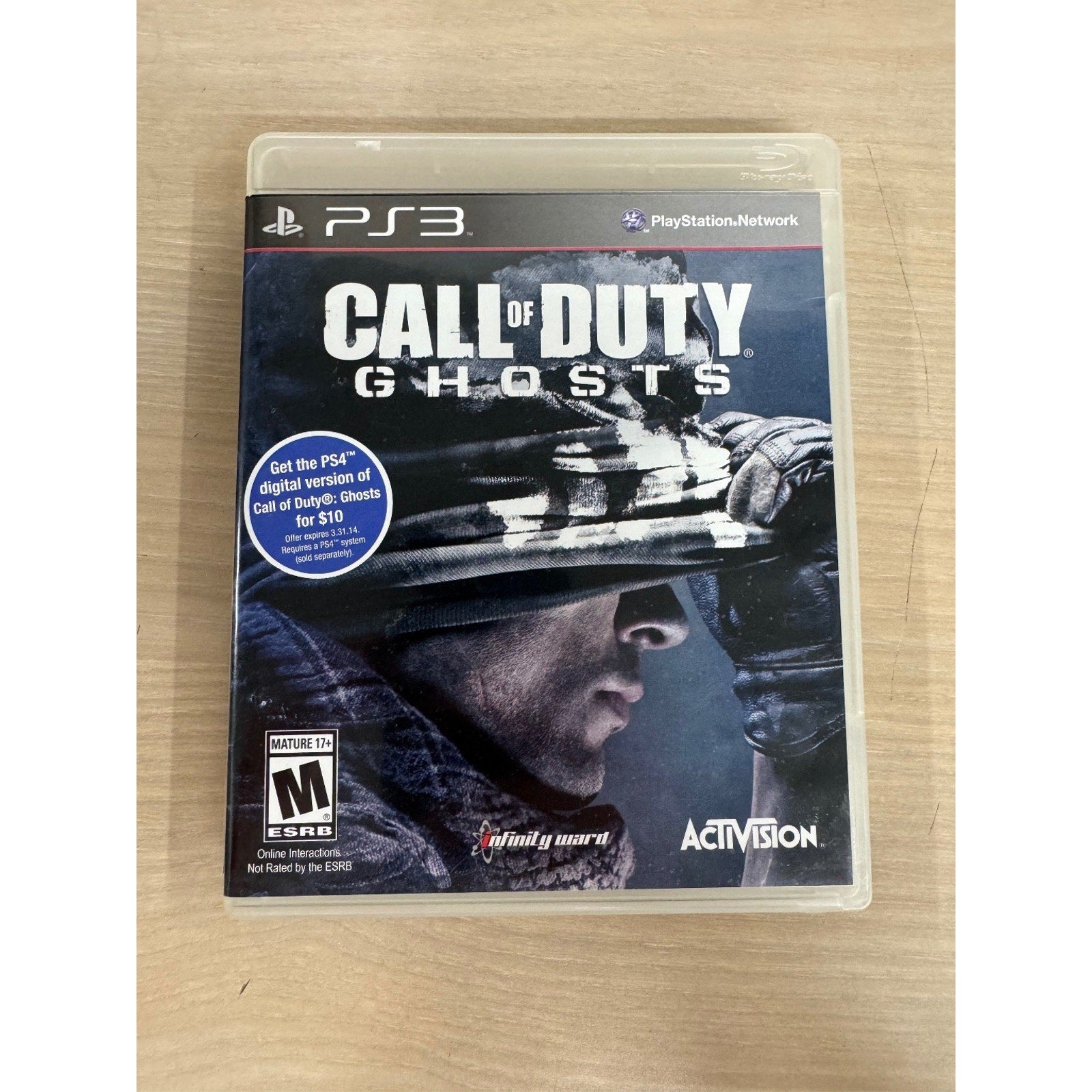 Call of Duty: Ghosts PS3 PlayStation 3 Video Game Multiplayer FPS