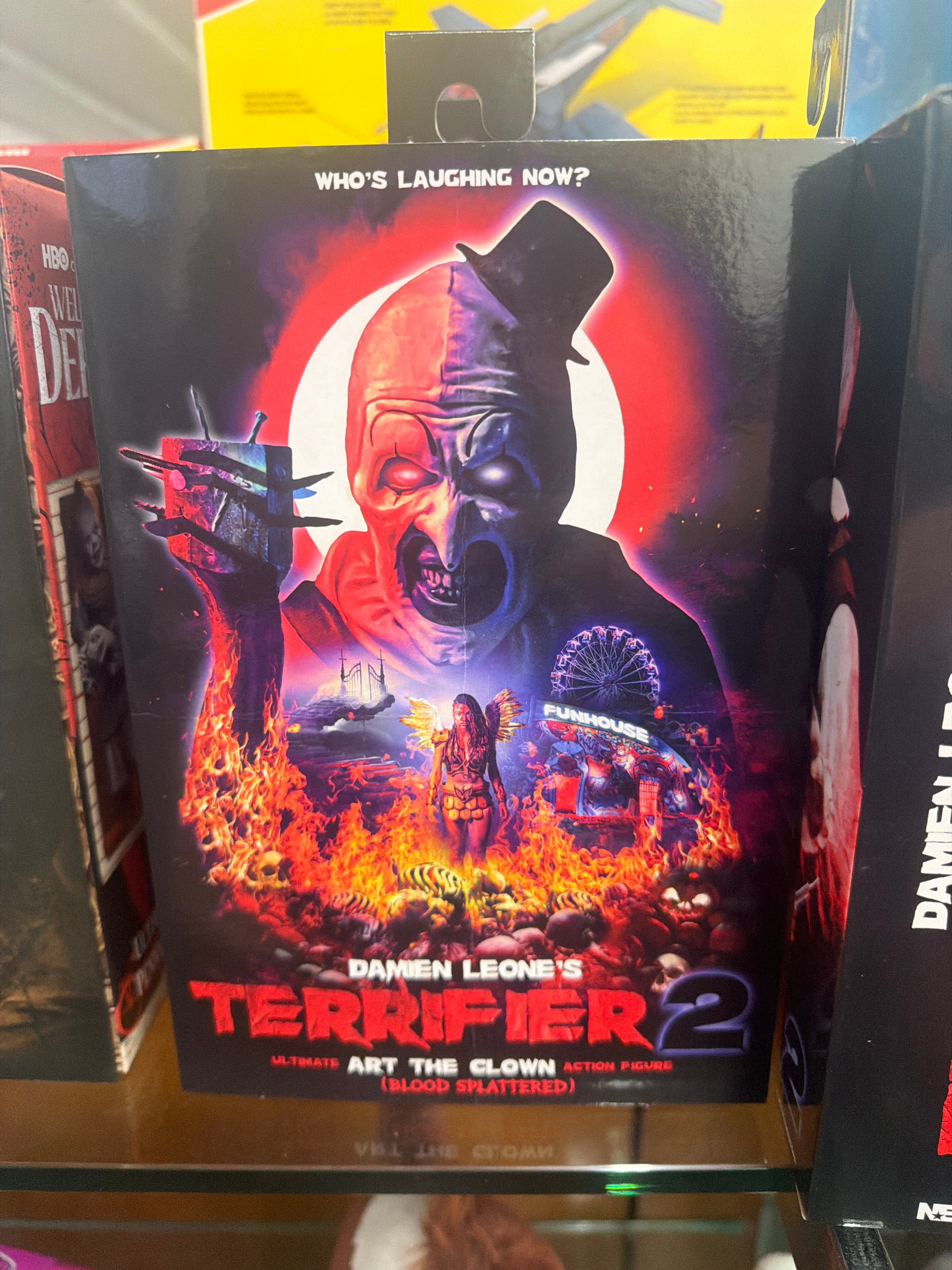 Art the Clown Terrifier 2 Blood Splattered NECA