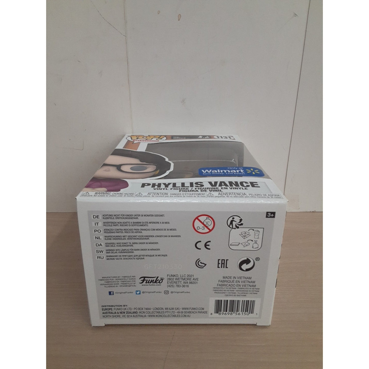 Funko Pop! Vinyl: The Office - Phyllis Vance - Walmart (Exclusive) #1131