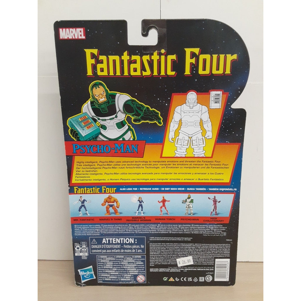 Hasbro Marvel Fantastic Four Psycho Man Action Figure