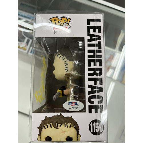 Bob Elmore signed Leatherface Texas Chainsaw Massacre Funko PSA Cert Read Desc