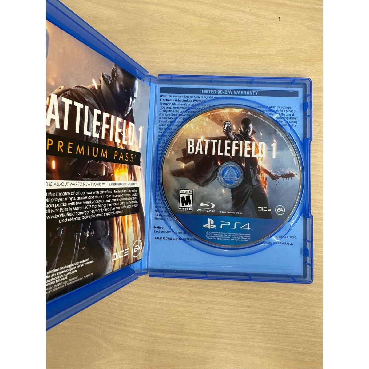 Battlefield 1 PS4 Video Game DICE EA Shooter Multiplayer PS4