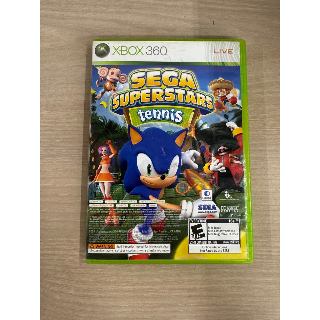 Sonic & SEGA All-Stars Racing Xbox 360 Video Game Multiplayer Racing