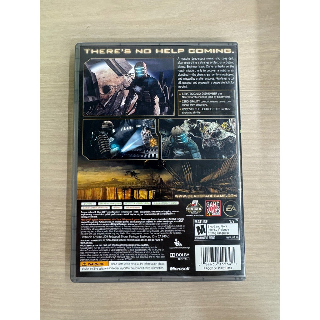 Dead Space Platinum Hits Xbox 360 Video Game Survival Horror NTSC