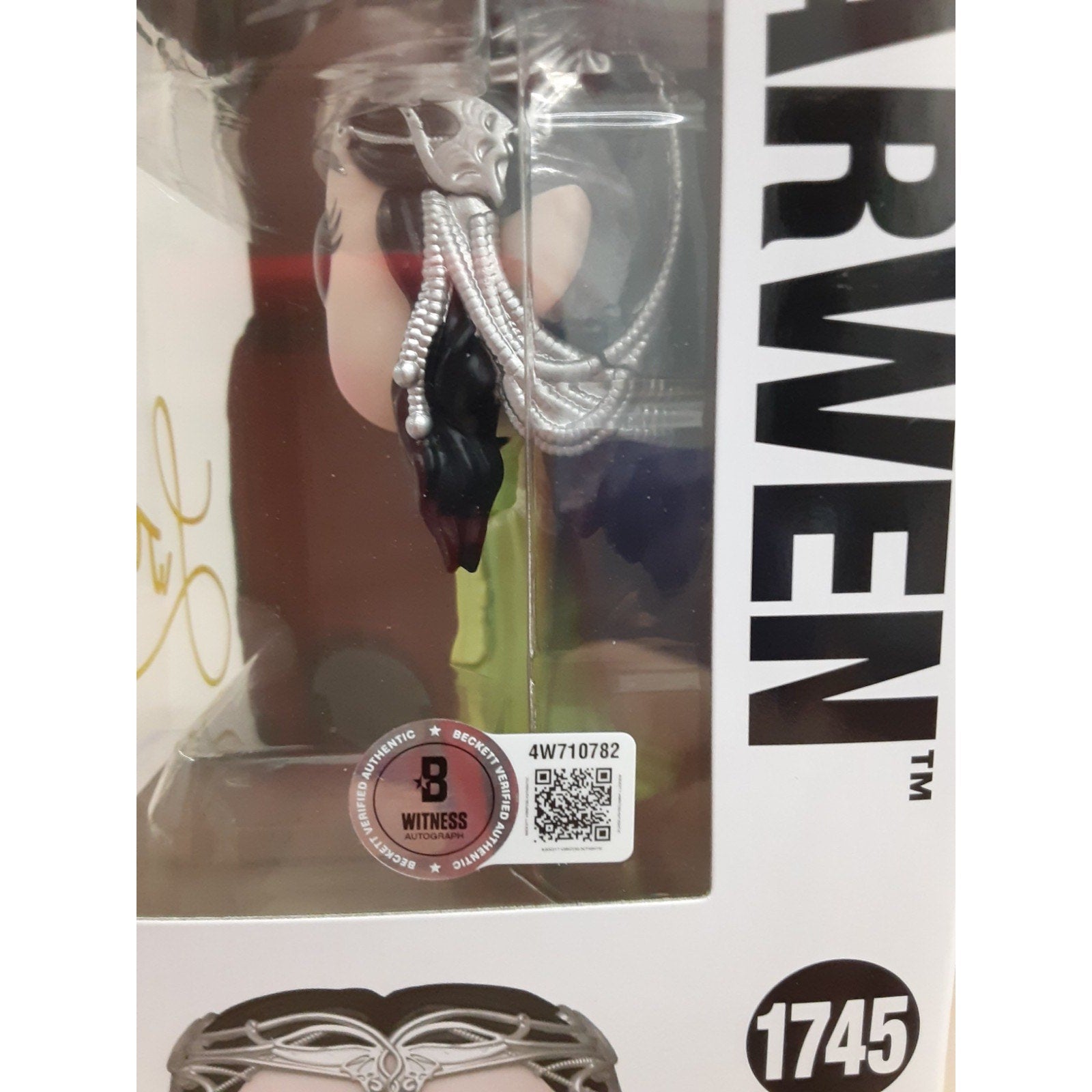 Liv Tyler Signed Arwen Funko The Lord of The Rings Autograph Beckett Witness