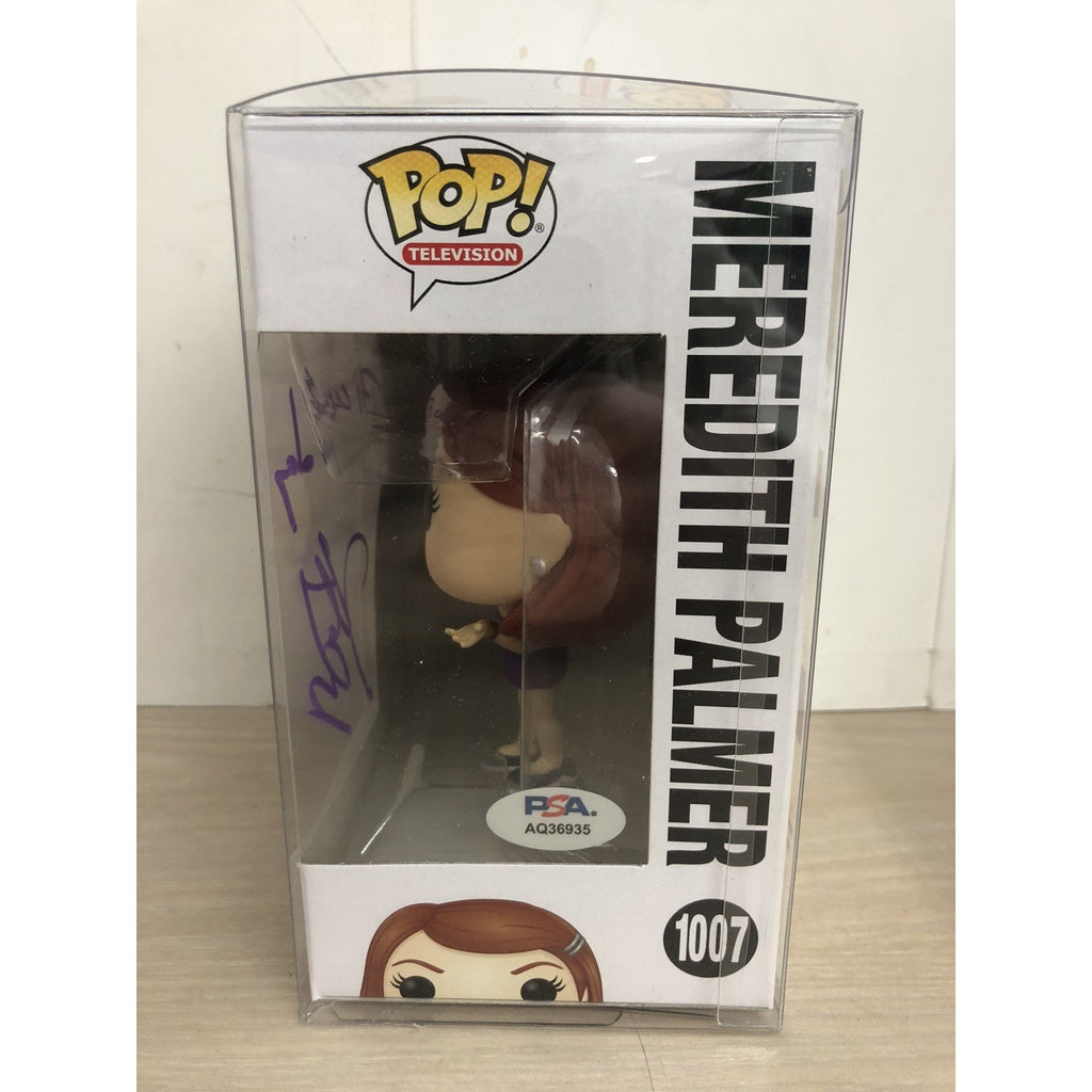 Kate Flannery signed Funko Pop The Office 1007 W/ PSA COA Autograph Inscribed