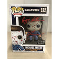Autograph Signed TYLER MANE Michael Myers Funko 622 FYE “Happy Halloween” PSA