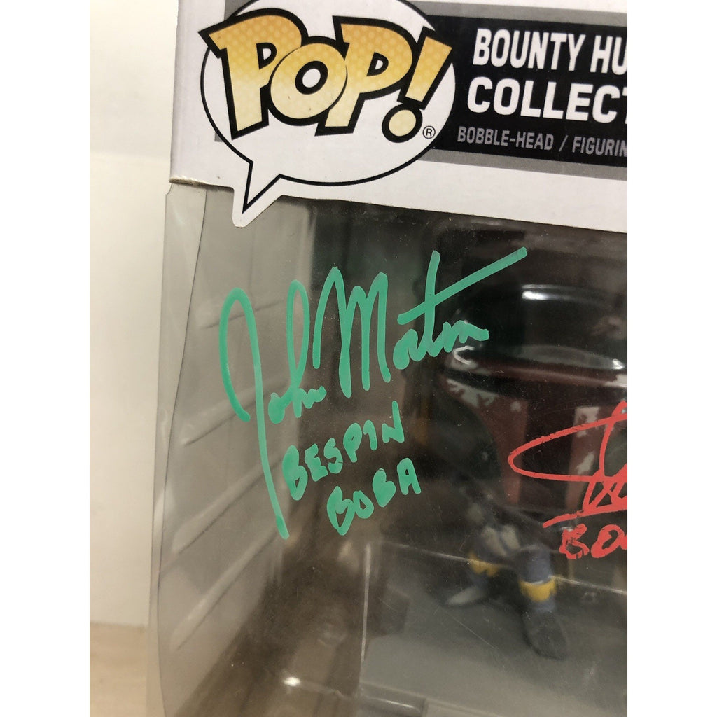 Funko Pop Star Wars Bounty Hunters Boba Fett Vinyl Figure - Signed