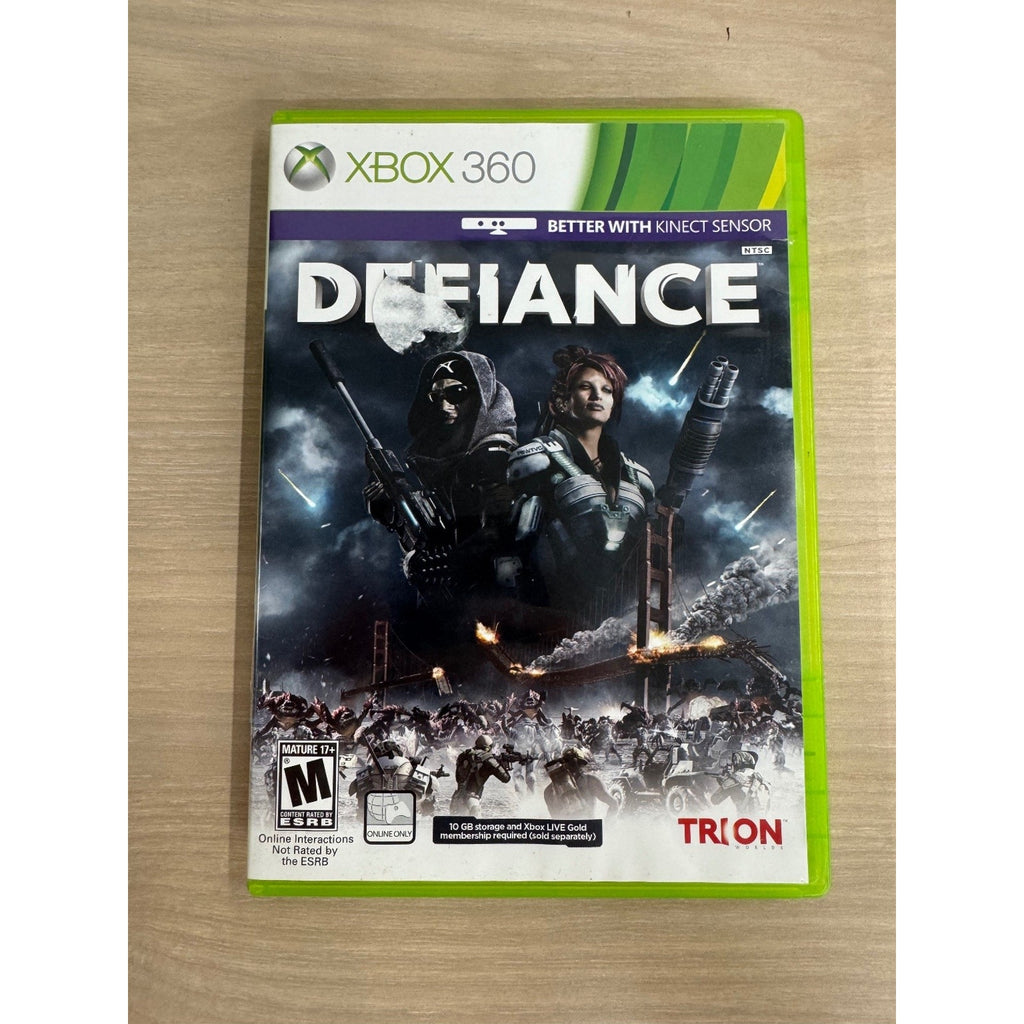 Defiance Xbox 360 Video Game Third-Person Shooter Multiplayer NTSC