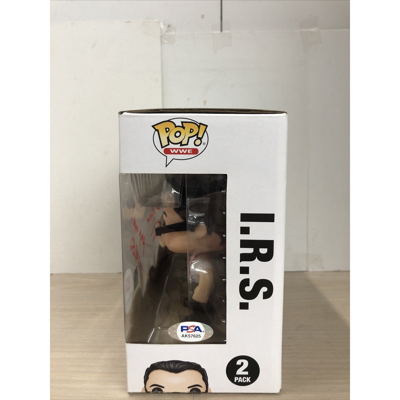 Funko : WWE - "Million Dollar Man" Ted DiBiase & I.R.S. 2 Pack Signed PSA COA