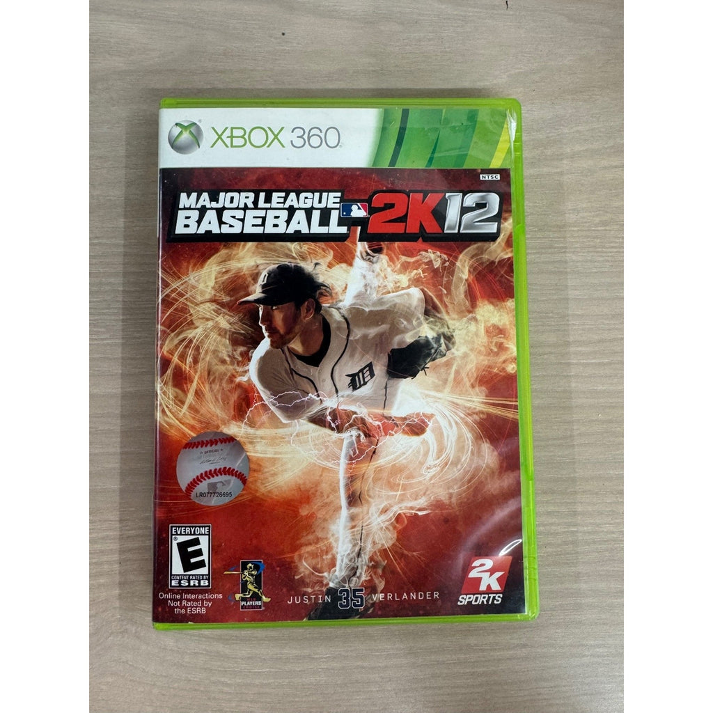 MAJOR LEAGUE BASEBALL 2K12 Xbox 360 Video Game Sports Baseball
