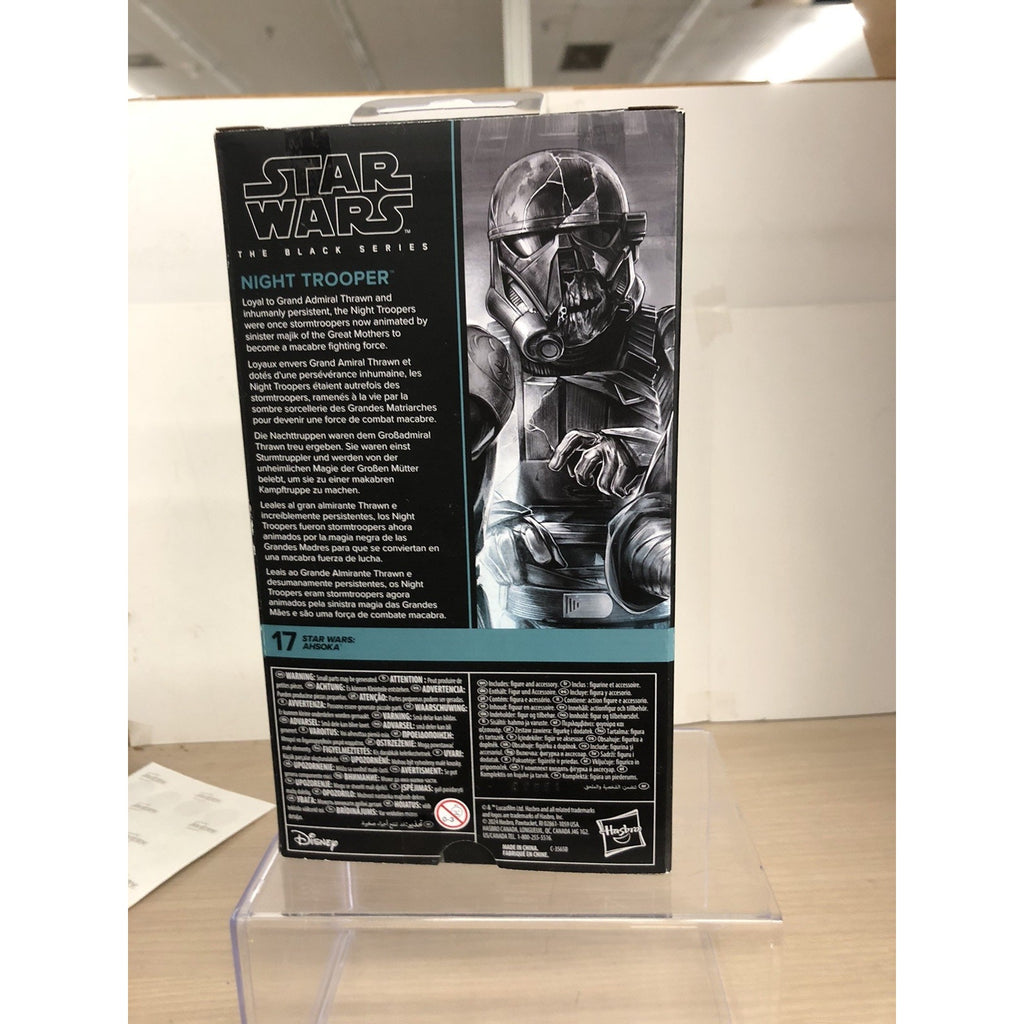 2025 Star Wars The Black Series Ahsoka #17 Night Trooper 6" Action Figure