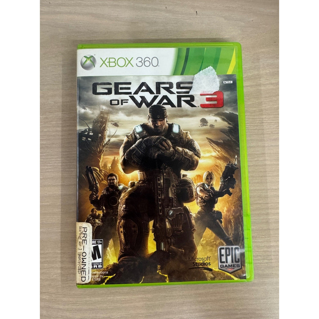 Gears of War 3 Xbox 360 Video Game NTSC Multiplayer Co-op Shooter
