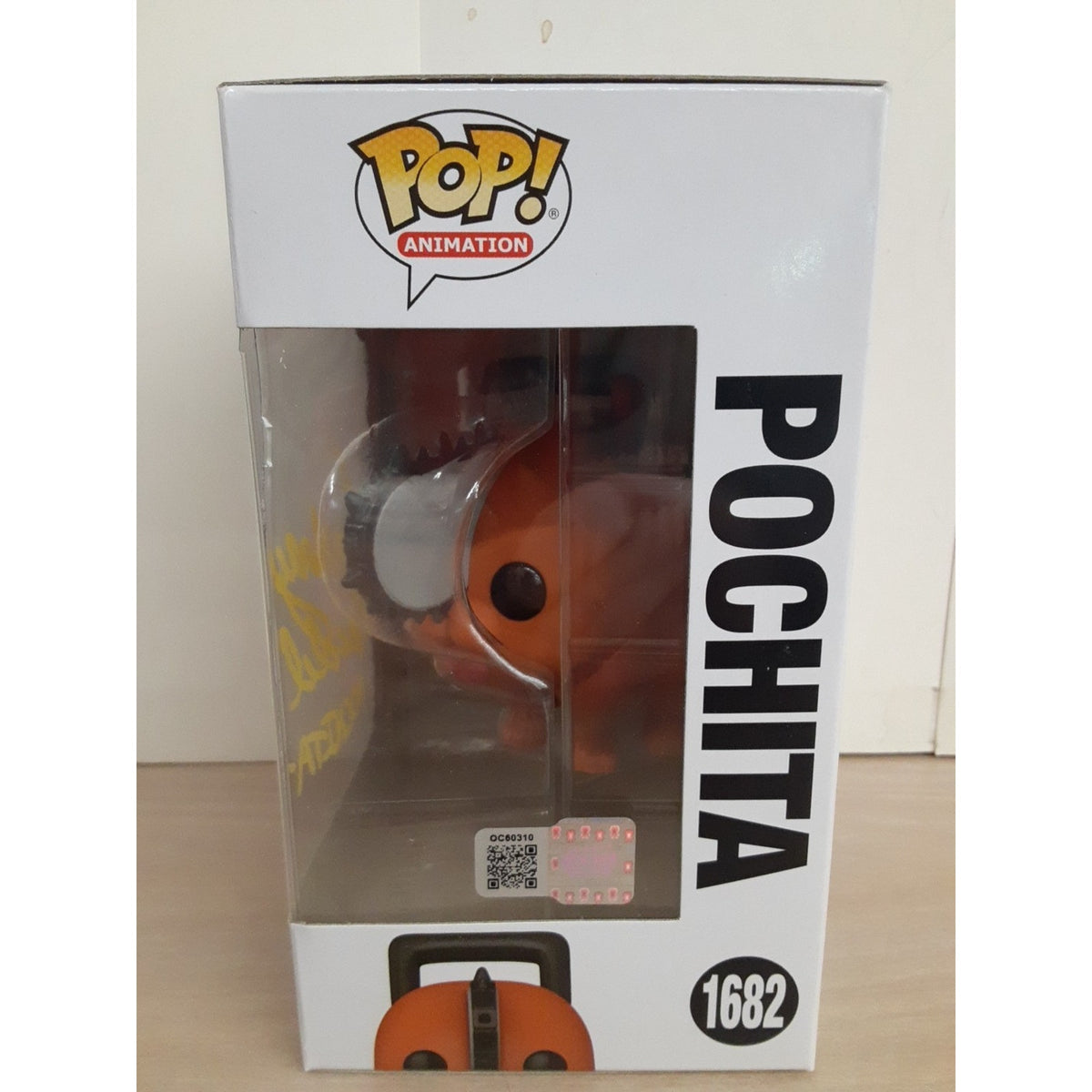 Pop! Pochita #1682 Lindsay Seidel Signed With COA