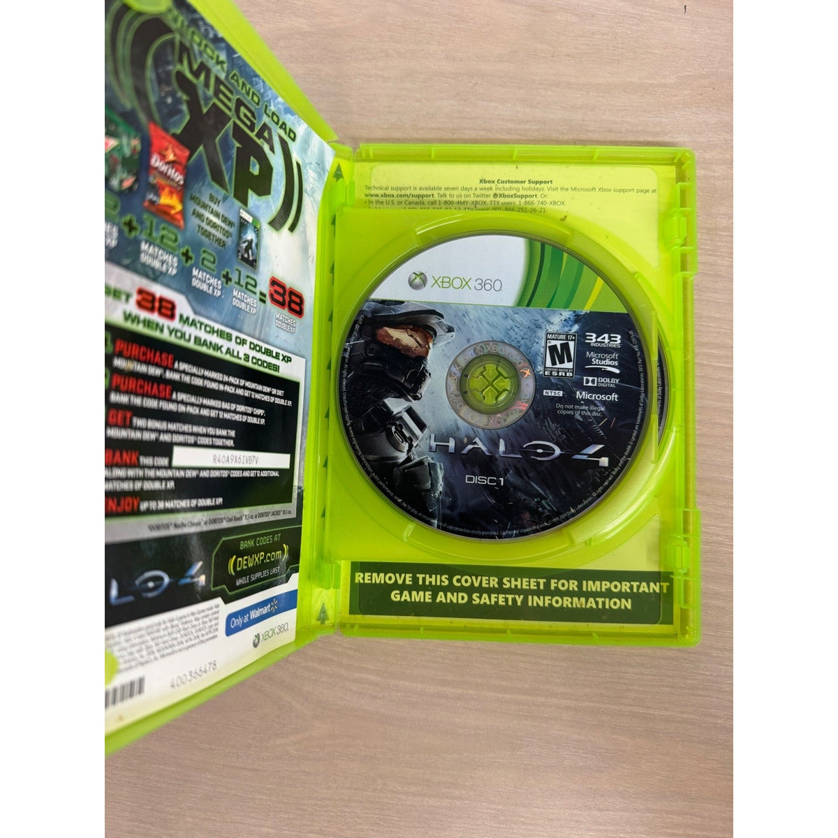 Halo 4 Xbox 360 Video Game Multiplayer Online Co-op NTSC