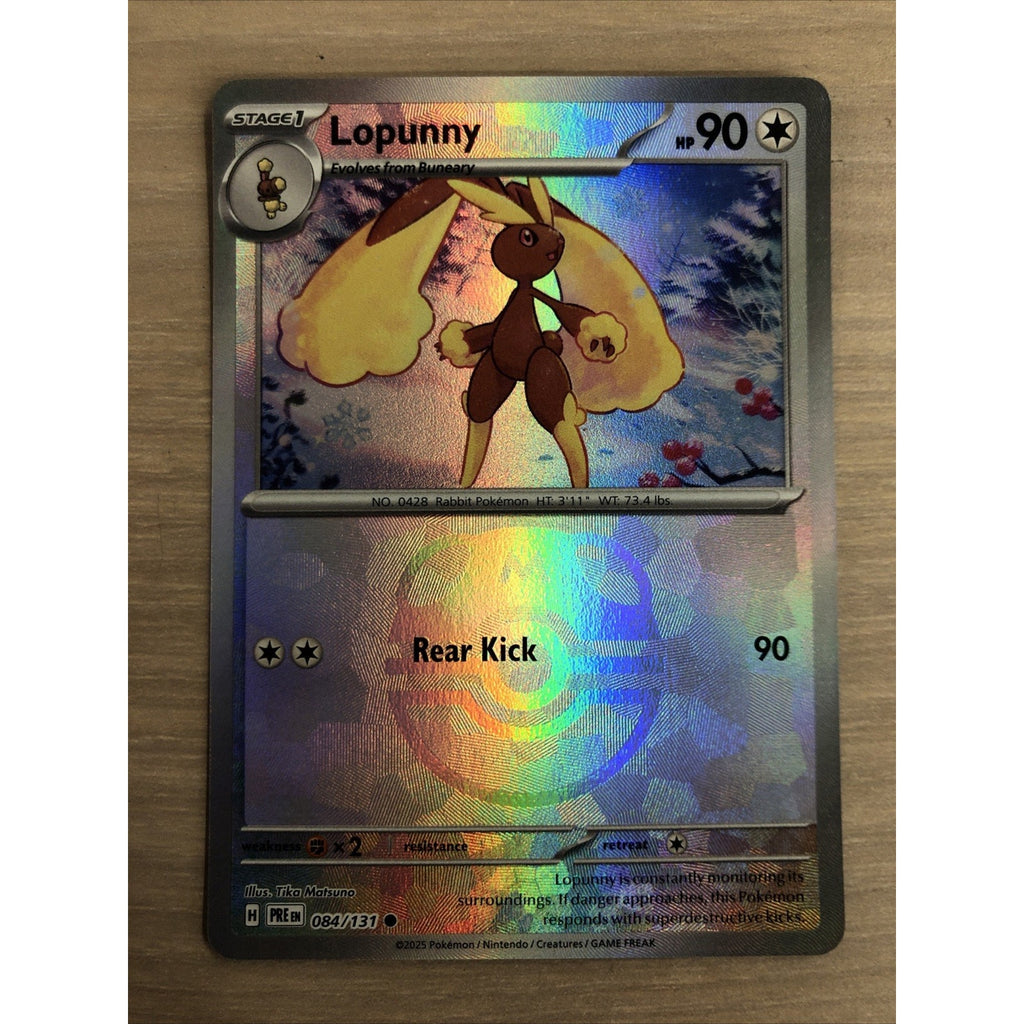 Lopunny (Master Ball Pattern) 084/131 Sv: Prismatic Evolutions Holo