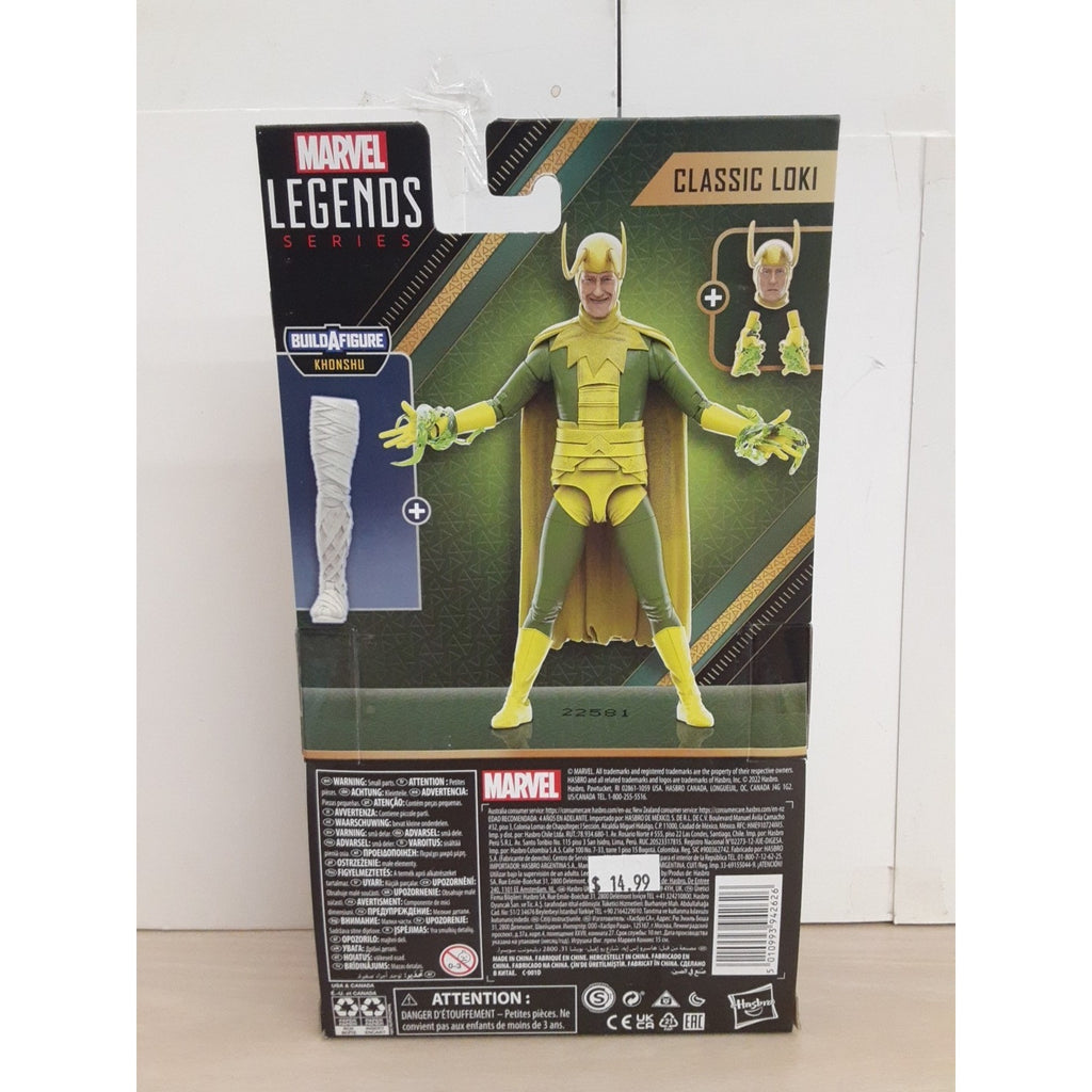 Marvel Legends Marvel Studios Loki Classic Loki Figure Khonshu BAF