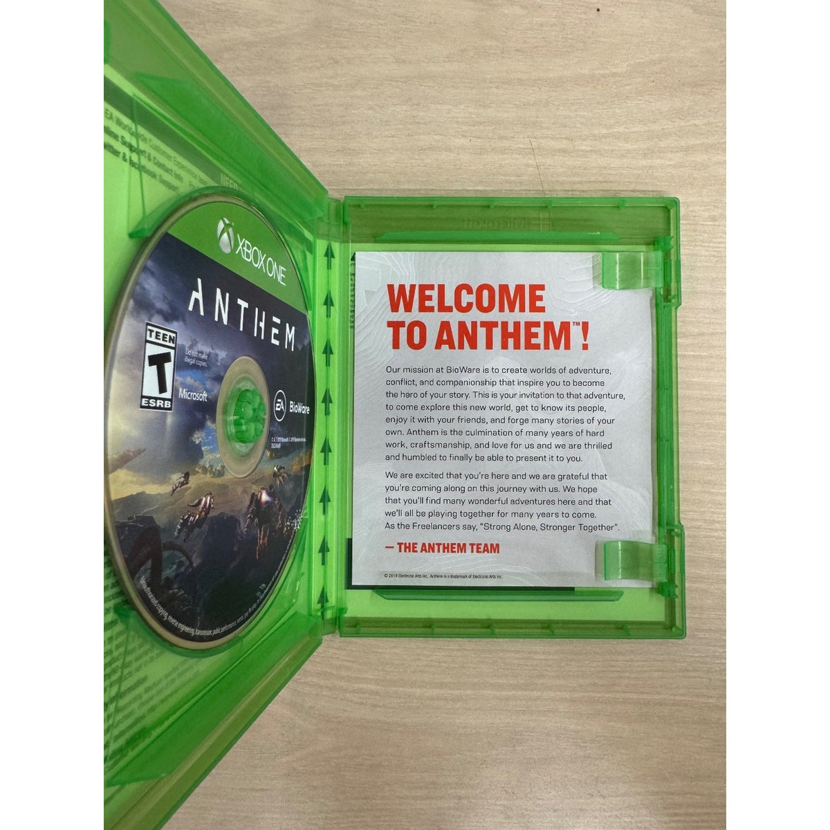 Anthem Xbox One Video Game 4K Ultra HD HDR Multiplayer Action RPG
