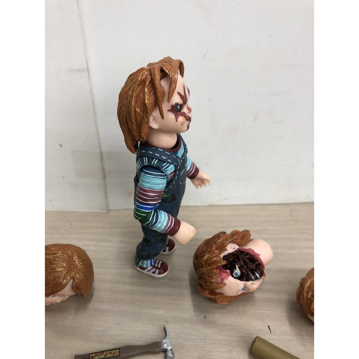 NECA Child’s Play Ultimate Good Guys Chucky Action Figure LOOSE MISSING PIECES