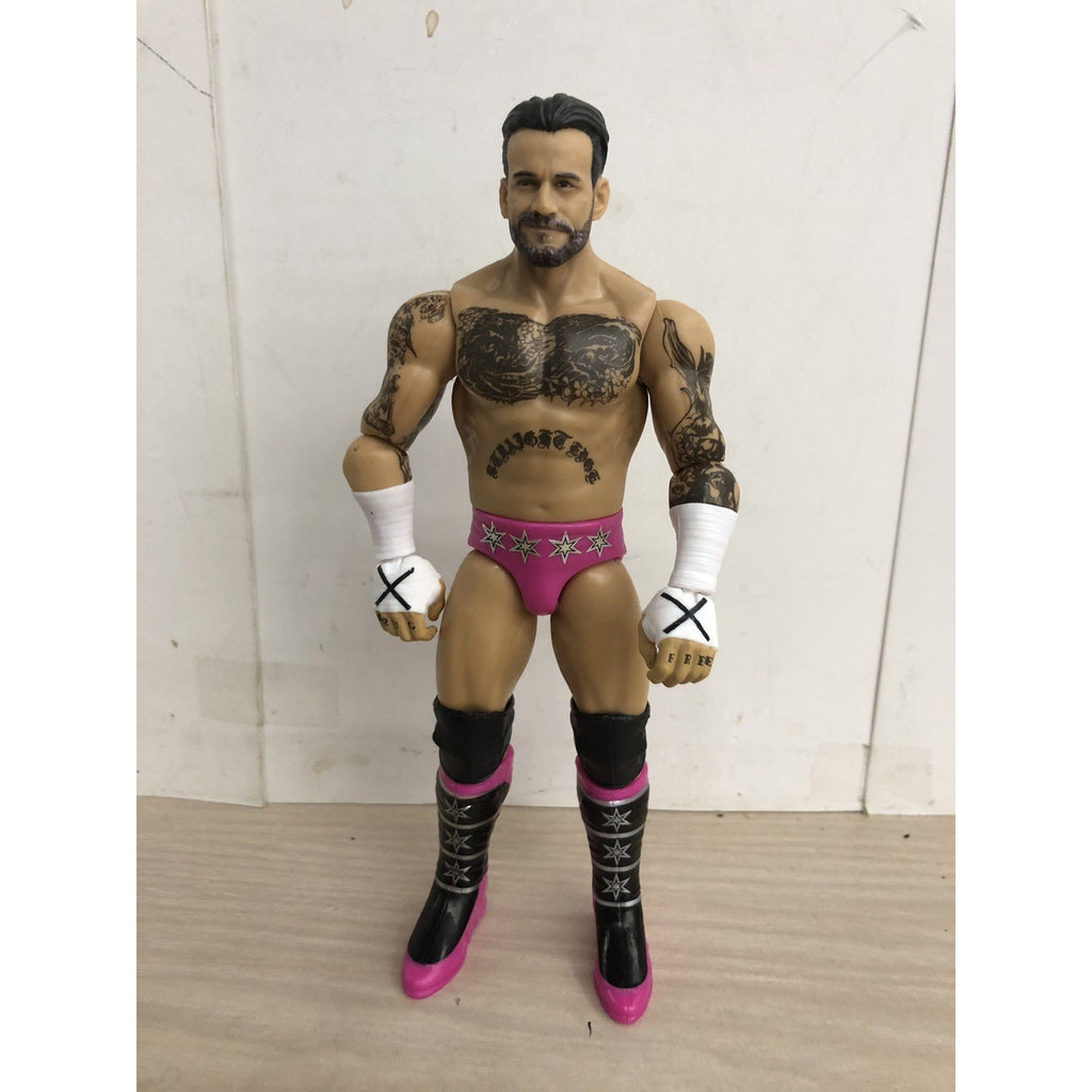 CM Punk Main Event Basic Series 164 WWE Mattel Wrestling Figure Loose