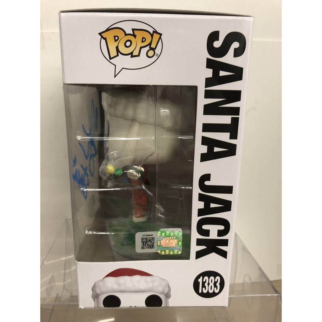 Chris Sarandon signed Nightmare before Christmas Scented Santa Jack Funko COA OC
