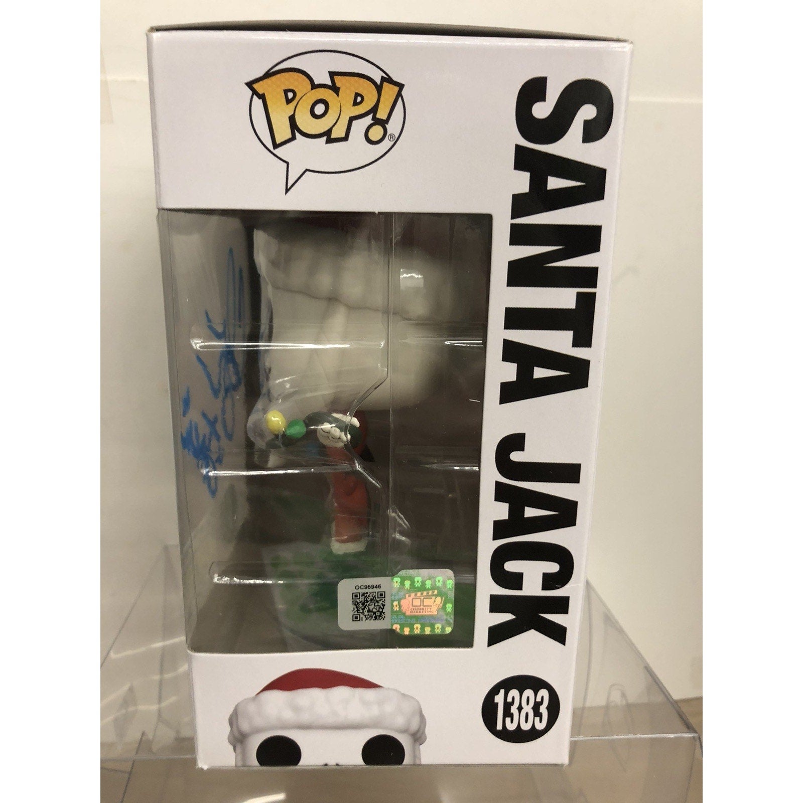 Chris Sarandon signed Nightmare before Christmas Scented Santa Jack Funko COA OC