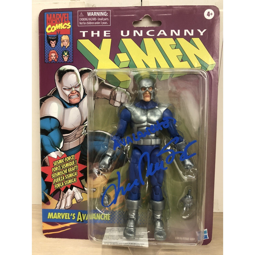 James Patrick Stuart Signed Autograph Marvel Legends Retro Avalanche 6” VO PSA