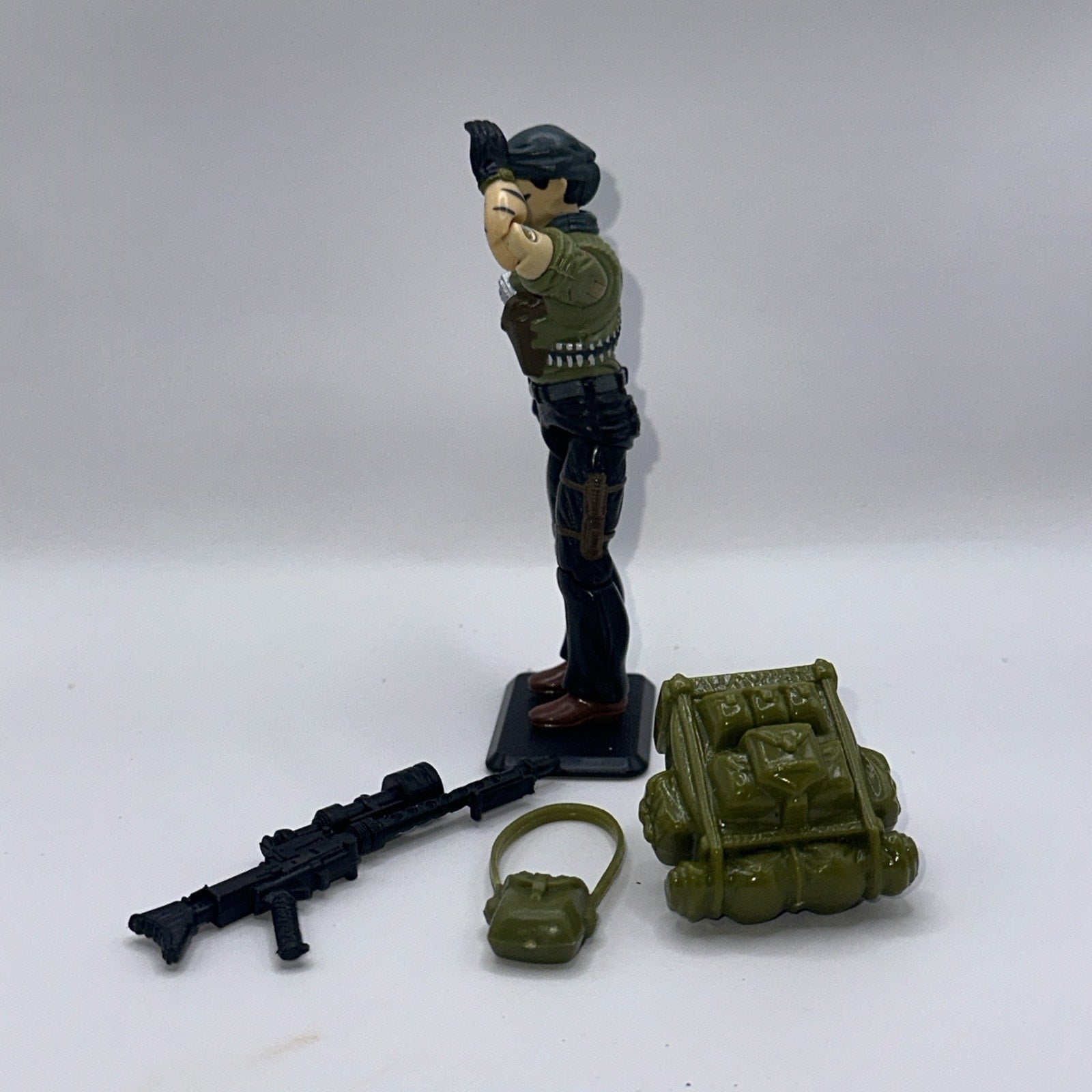 1987 Tunnel Rat v1 Figure Card Vintage G.I. GI Joe 3.75 ARAH *Near Complete